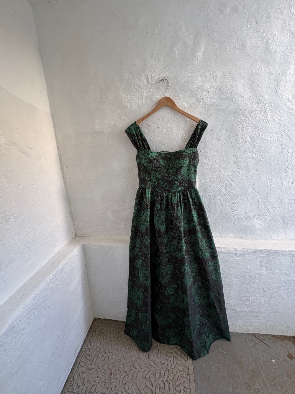 Azazie Atelier Runa Emerald Black Maxi Dress - Picture 3 of 11